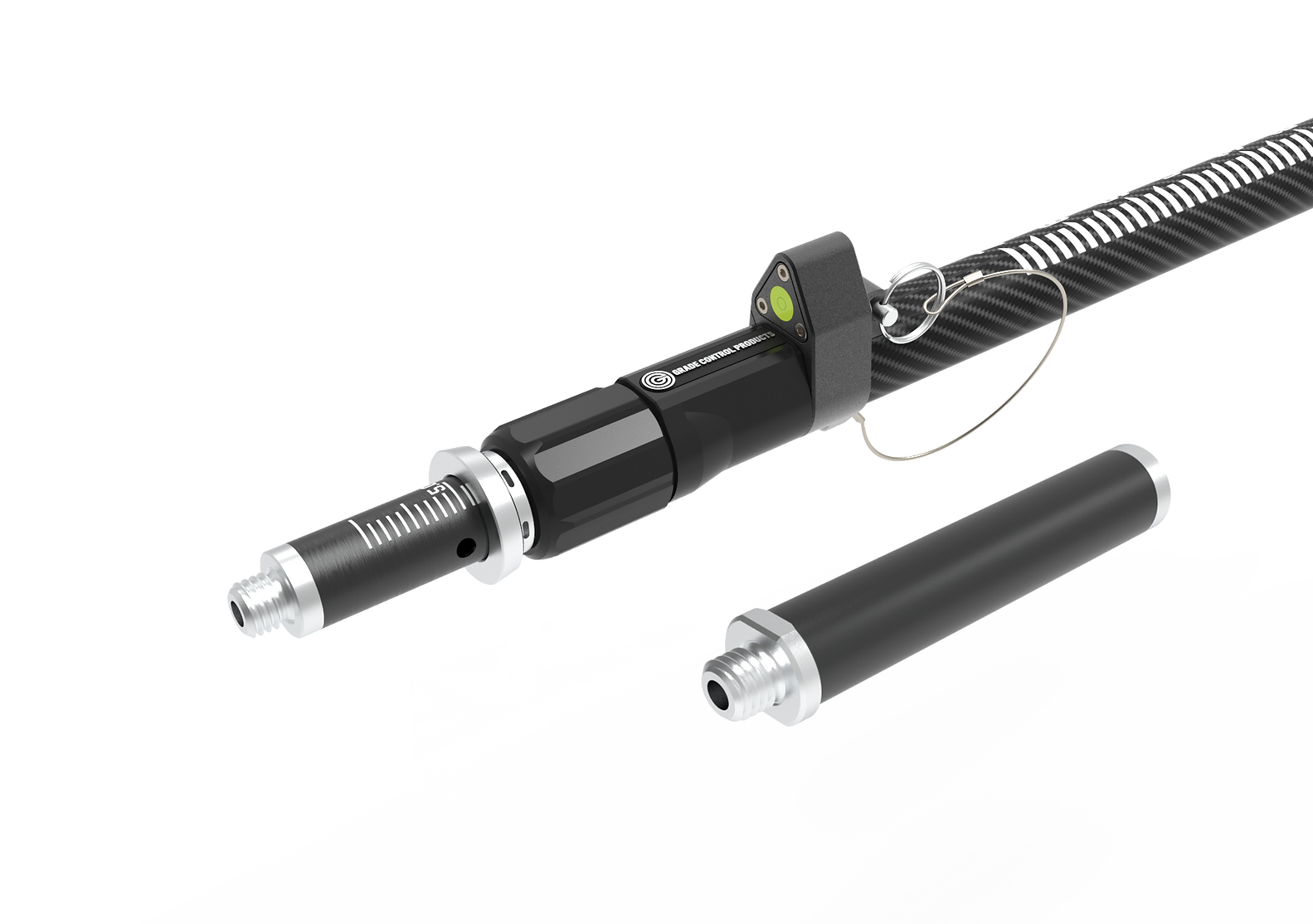Rod- Total Station/Robotic- Carbon Fiber with Adapter for 2M